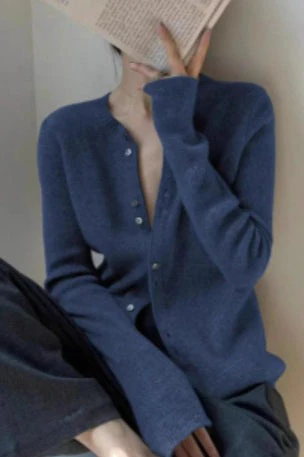 Tailored Knit Cardigan - Image 6