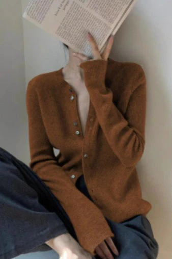 Tailored Knit Cardigan - Image 7