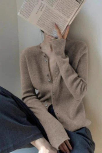 Tailored Knit Cardigan - Image 8
