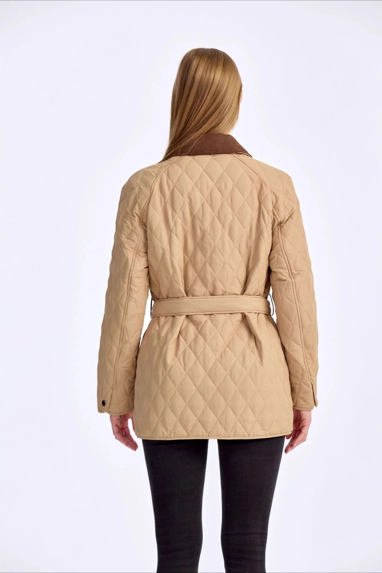 Tailored Lapel Commuter Puffer Jacket - Image 4