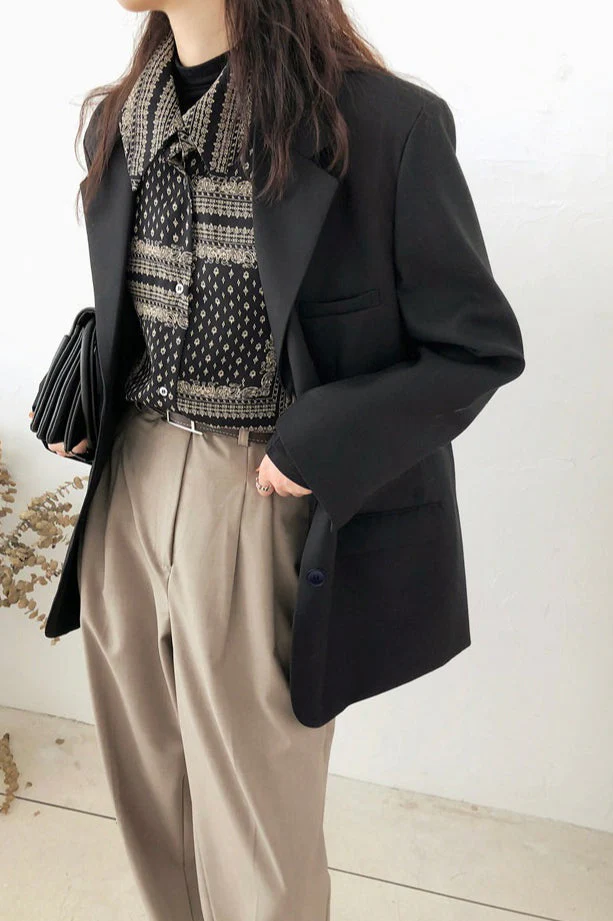 Tailored Relaxed Fit Blazer - Image 11