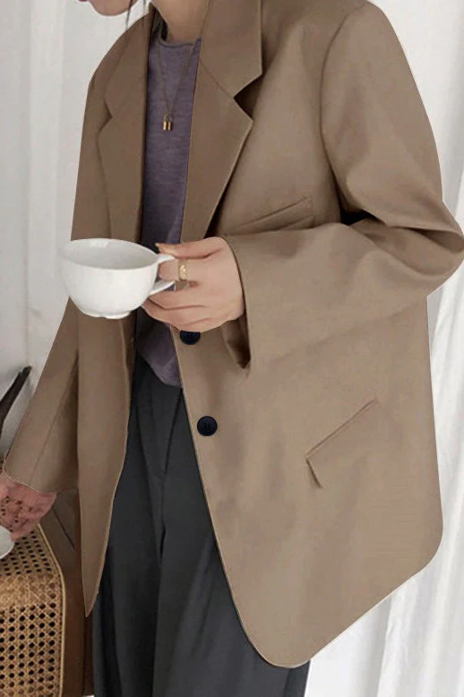 Tailored Relaxed Fit Blazer - Image 4