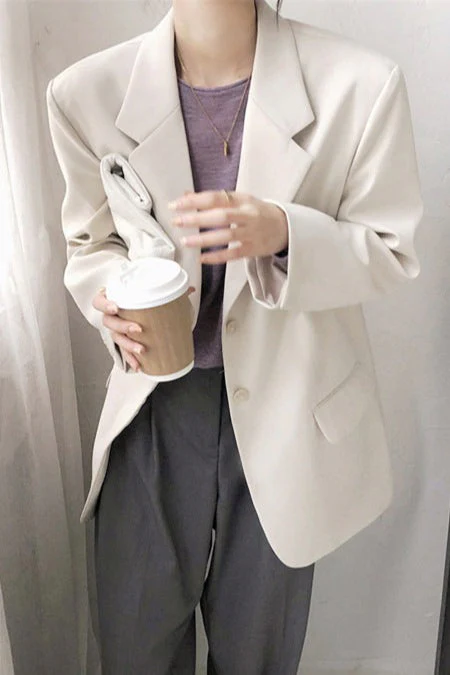 Tailored Relaxed Fit Blazer - Image 5