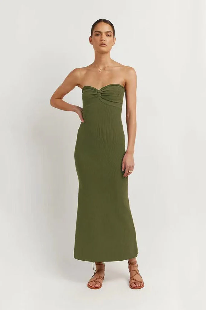 Twisted Front Knit Sweater Dress - Image 4