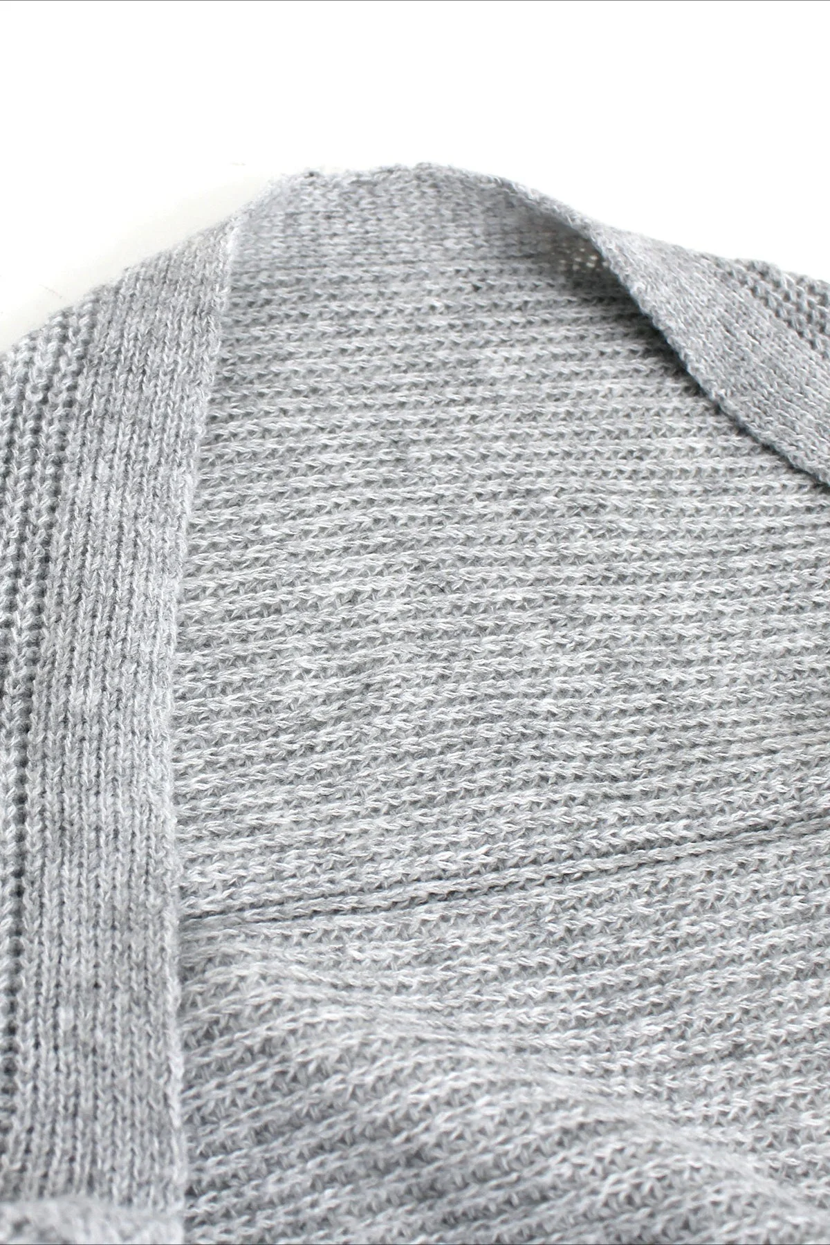 Two-Piece Knit Sweater Vest & Cardigan Dress Sweater Dress - Image 3