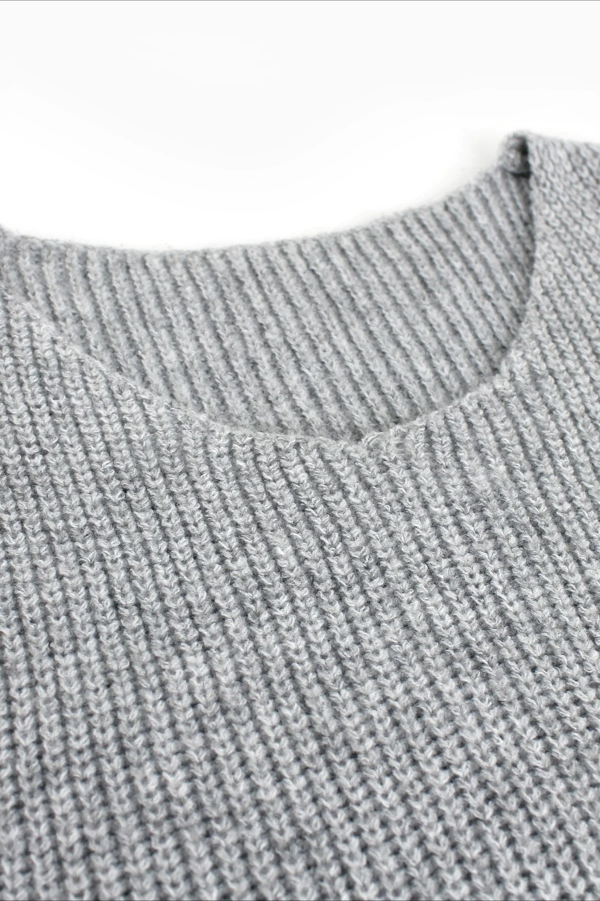 Two-Piece Knit Sweater Vest & Cardigan Dress Sweater Dress - Image 4