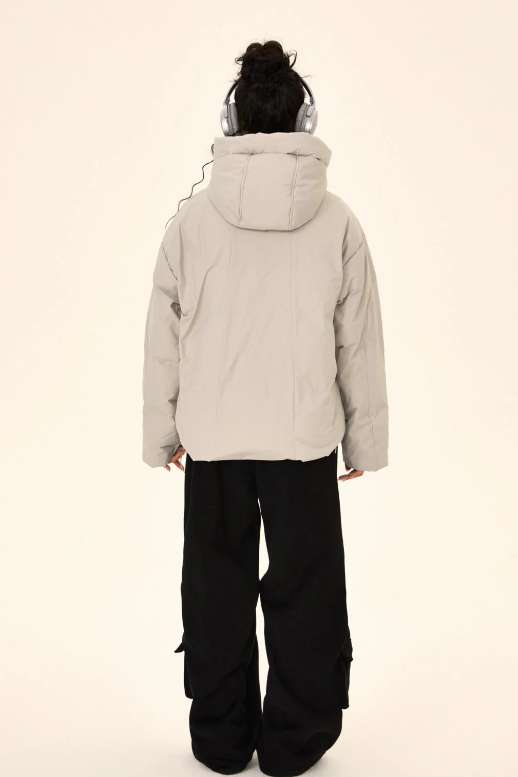 Unisex High Neck Puffer Jacket - Image 3