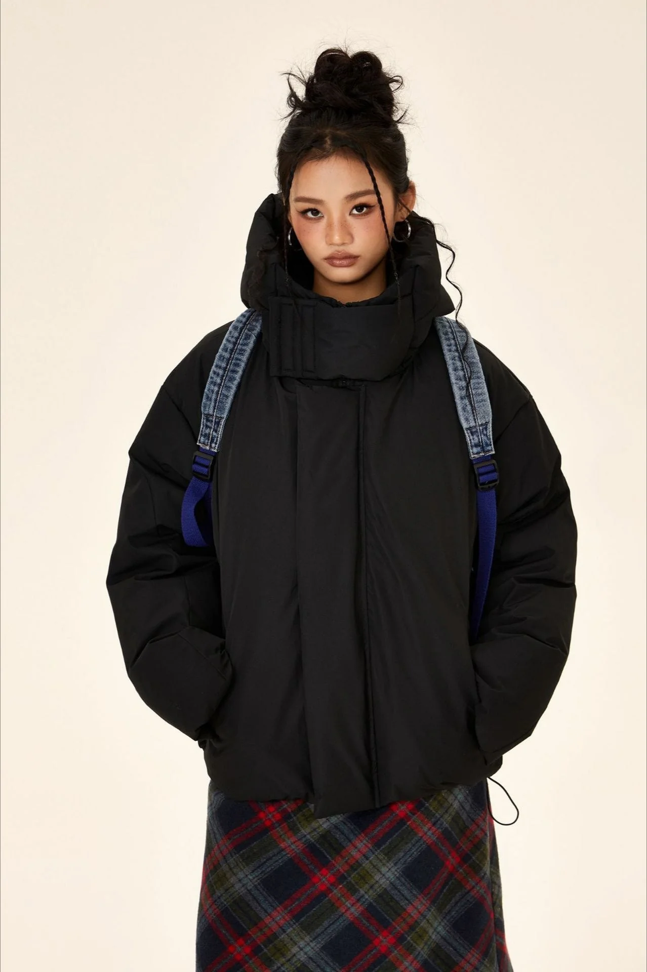 Unisex High Neck Puffer Jacket - Image 4