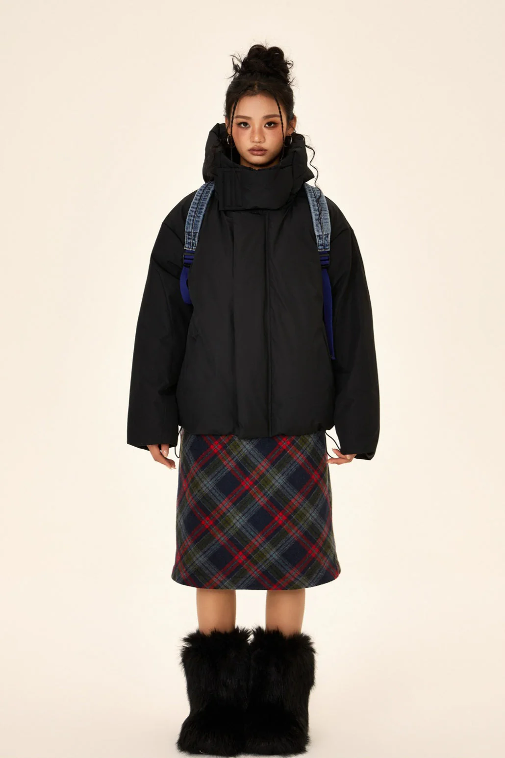 Unisex High Neck Puffer Jacket - Image 5