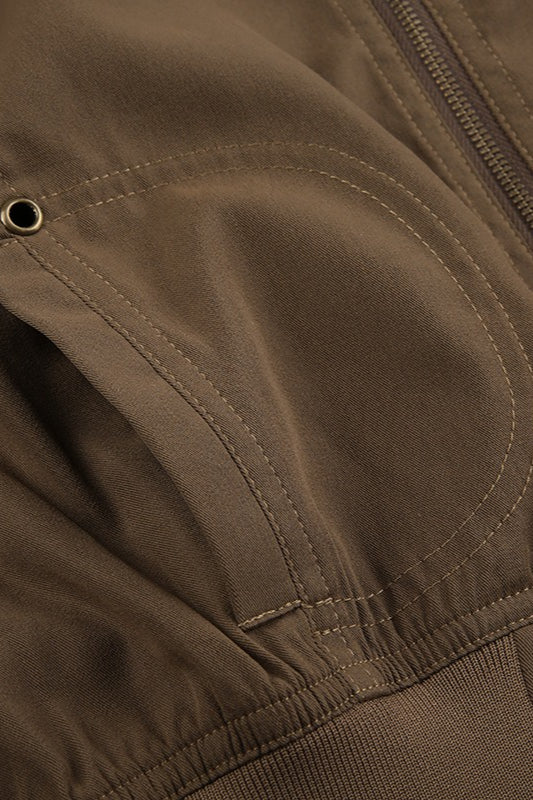 Utility Belted Zip Pocket Jacket - Image 11