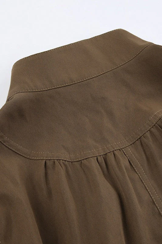 Utility Belted Zip Pocket Jacket - Image 12