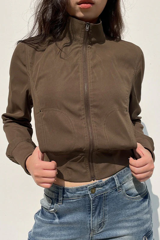 Utility Belted Zip Pocket Jacket - Image 3