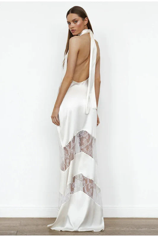 Vintage Lace Long Evening Boho Dress - Image 13