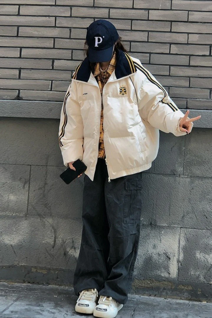 Vintage Quilted Puffer Jacket - Image 2
