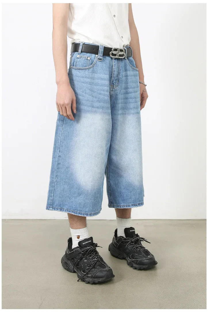 Vintage Y2K Loose Cropped Jeans - Image 12