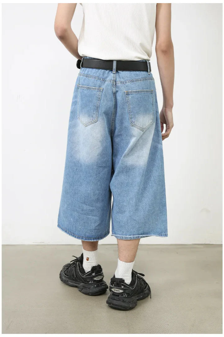 Vintage Y2K Loose Cropped Jeans - Image 17