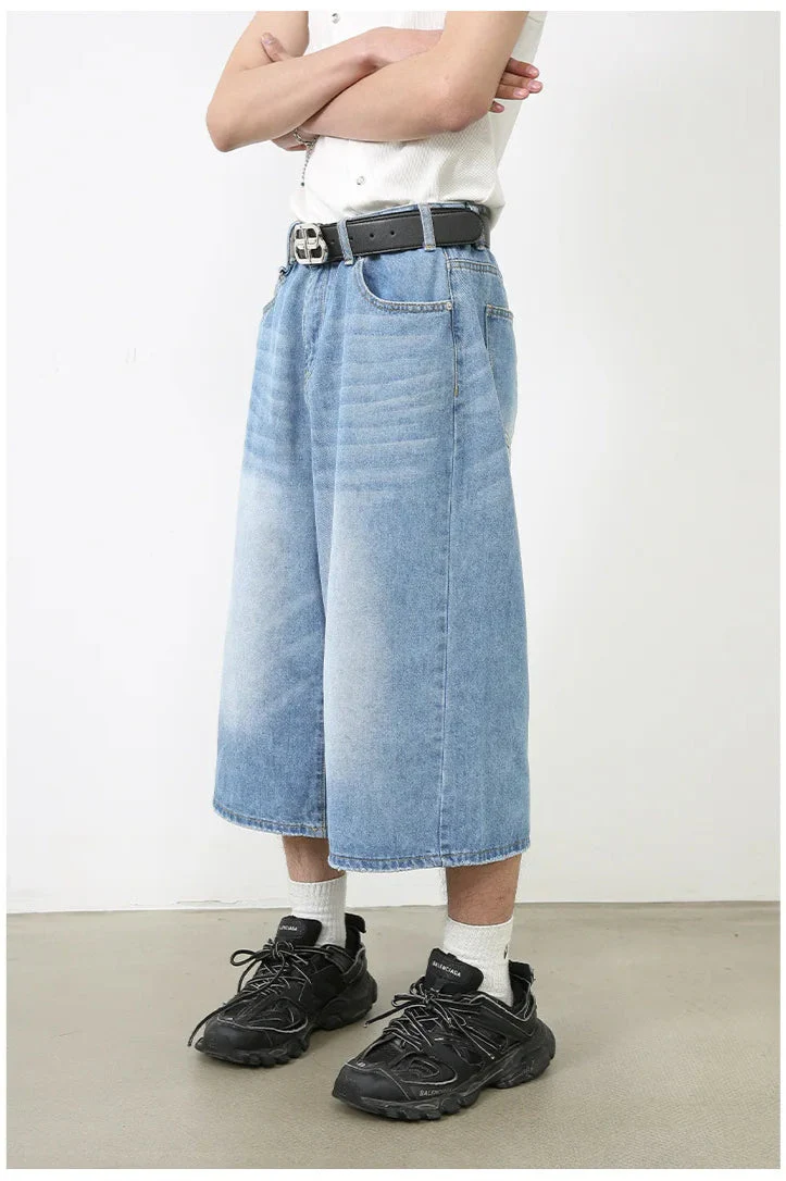Vintage Y2K Loose Cropped Jeans - Image 18