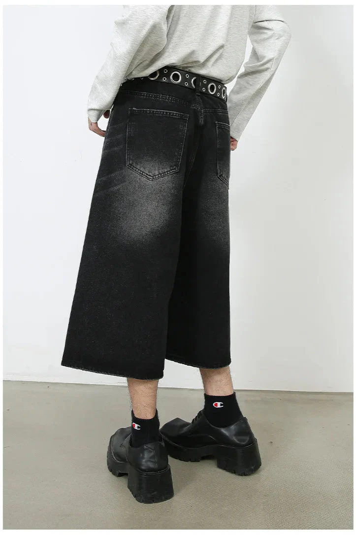 Vintage Y2K Loose Cropped Jeans - Image 21
