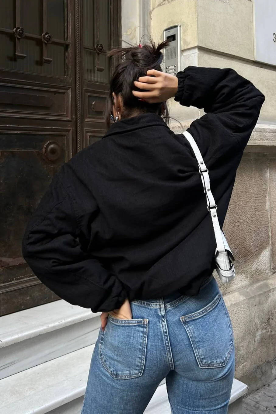 Zip Up Stand Collar Sweatshirt Jacket - Image 6