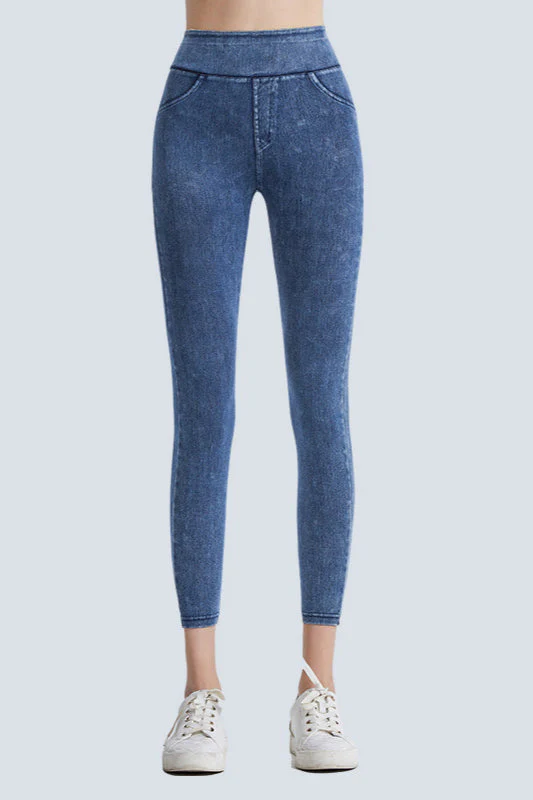 Fleece Lined High Waist Sculpting Leggings - Image 2