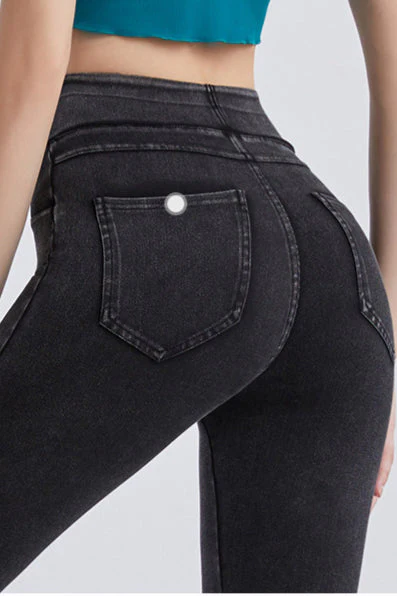 Fleece Lined High Waist Sculpting Leggings - Image 7