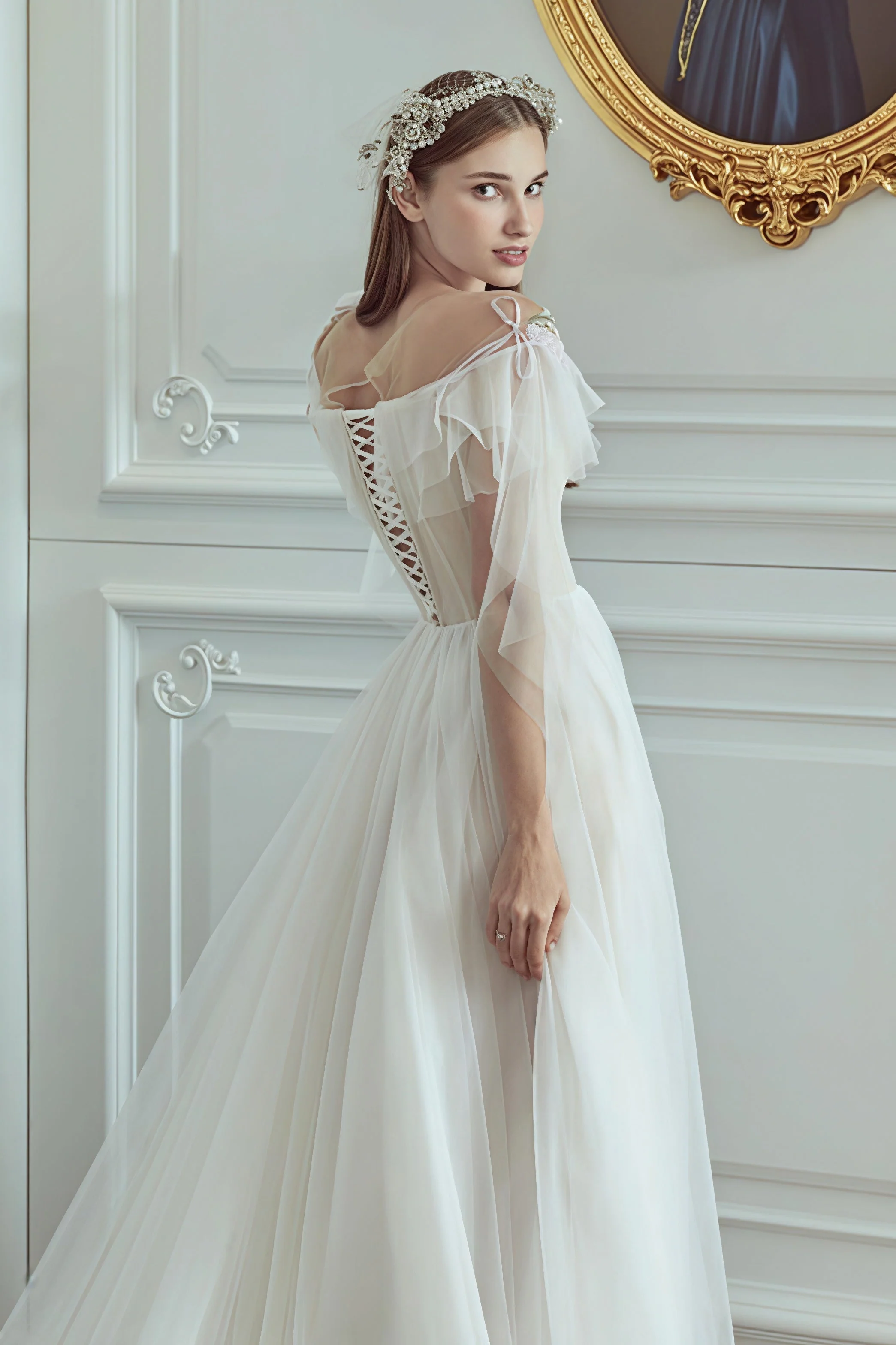 Forest Dreamy Palace Wedding Dress - Image 4