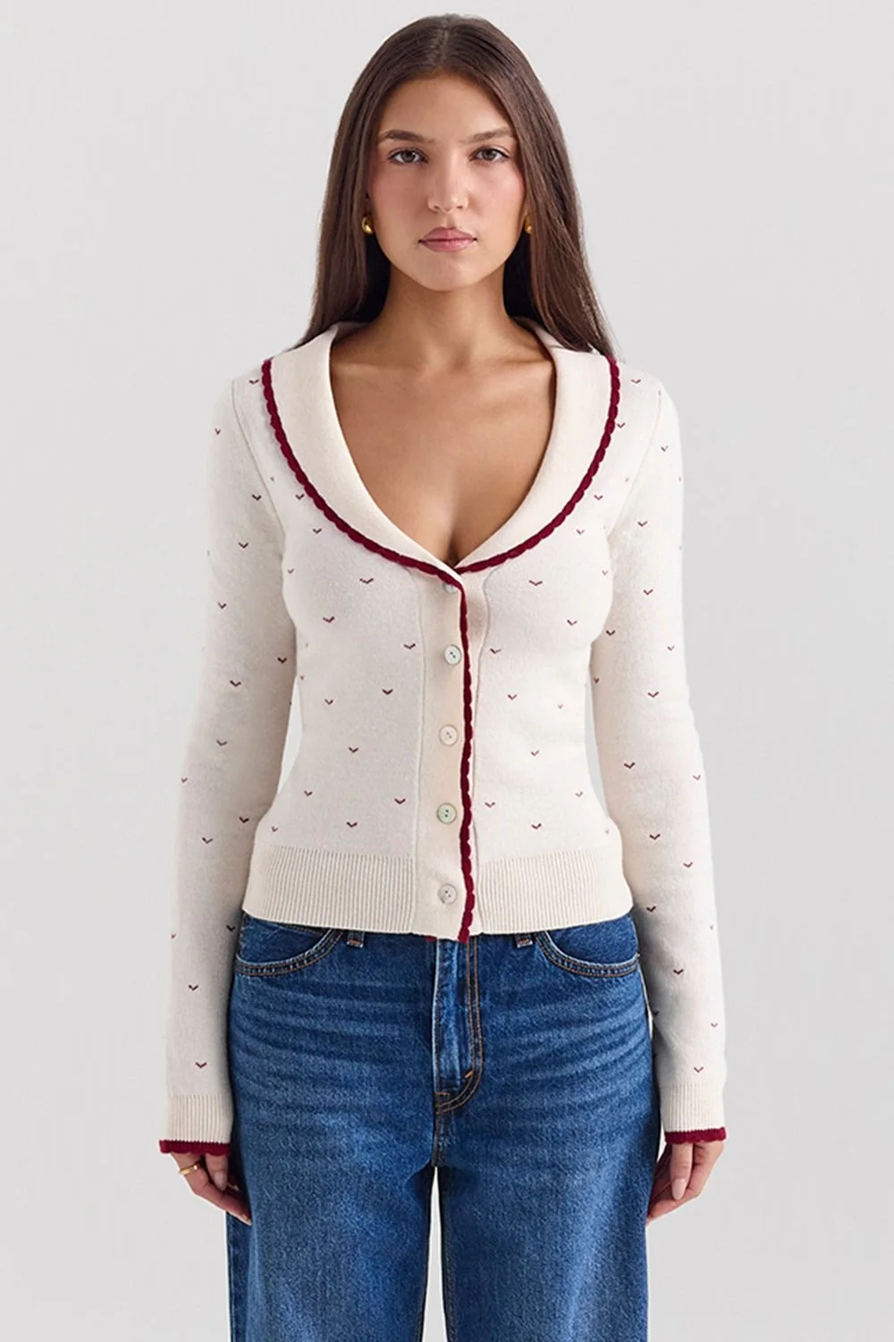 French Chic Boucle Cardigan - Image 2