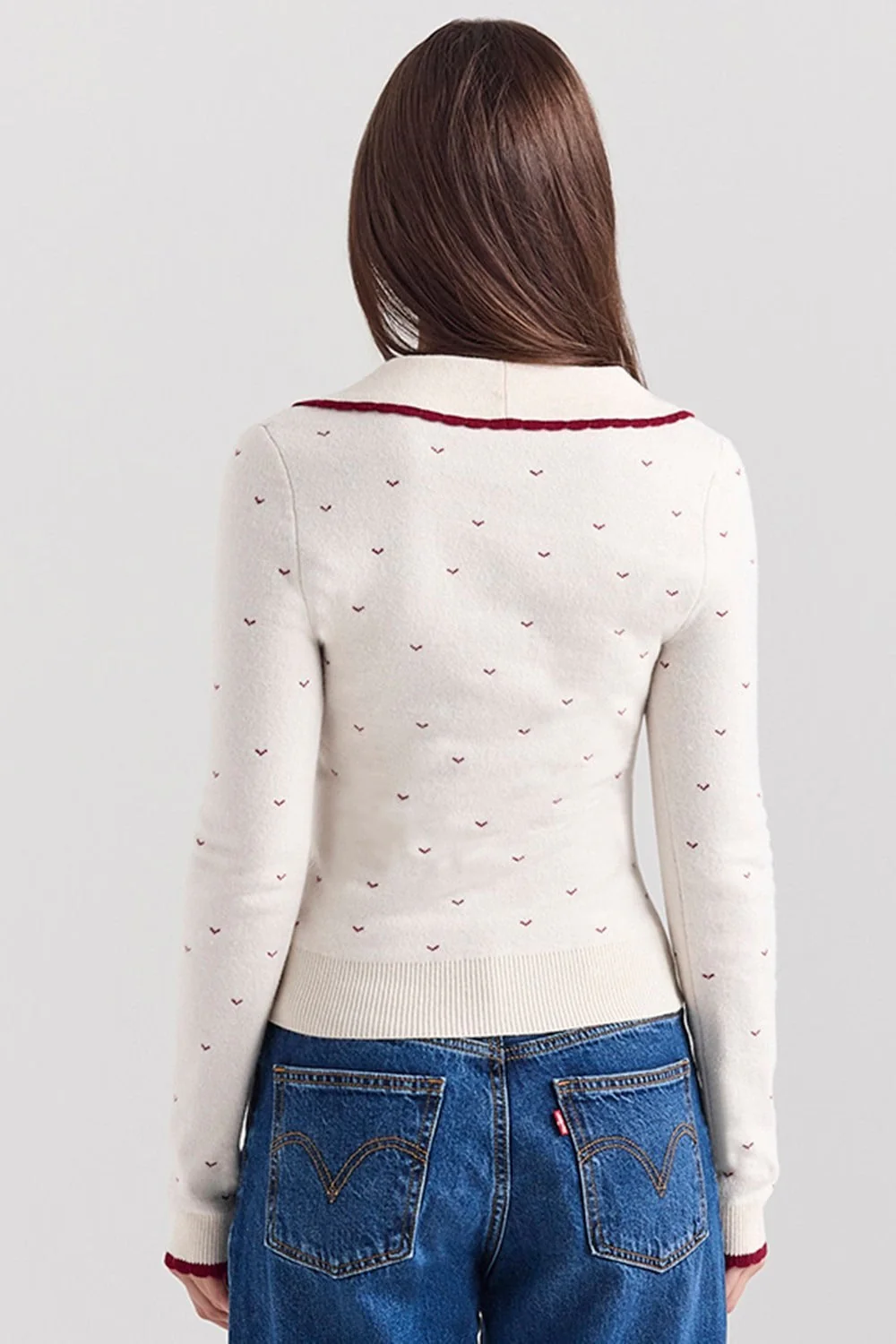 French Chic Boucle Cardigan - Image 4