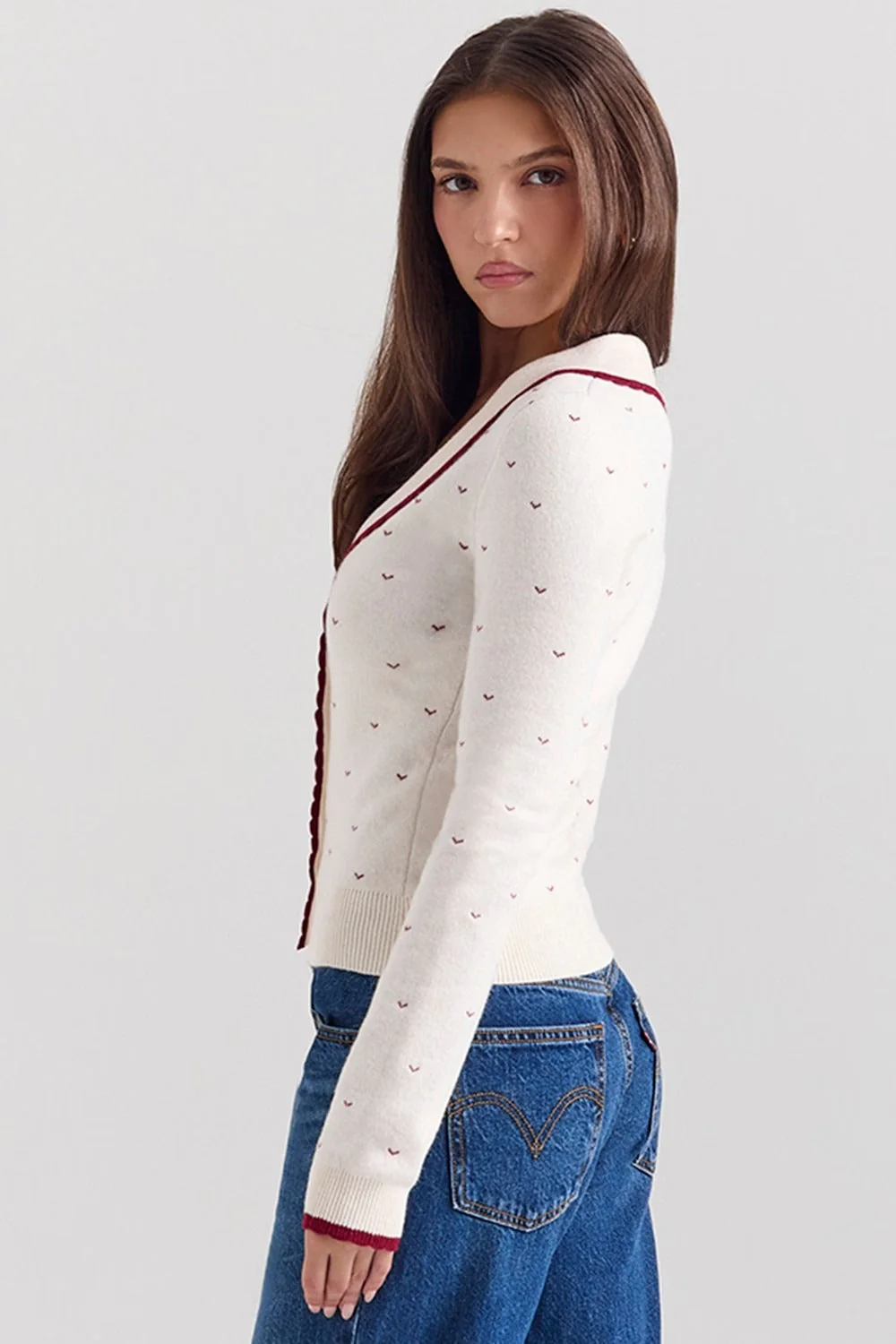 French Chic Boucle Cardigan - Image 5