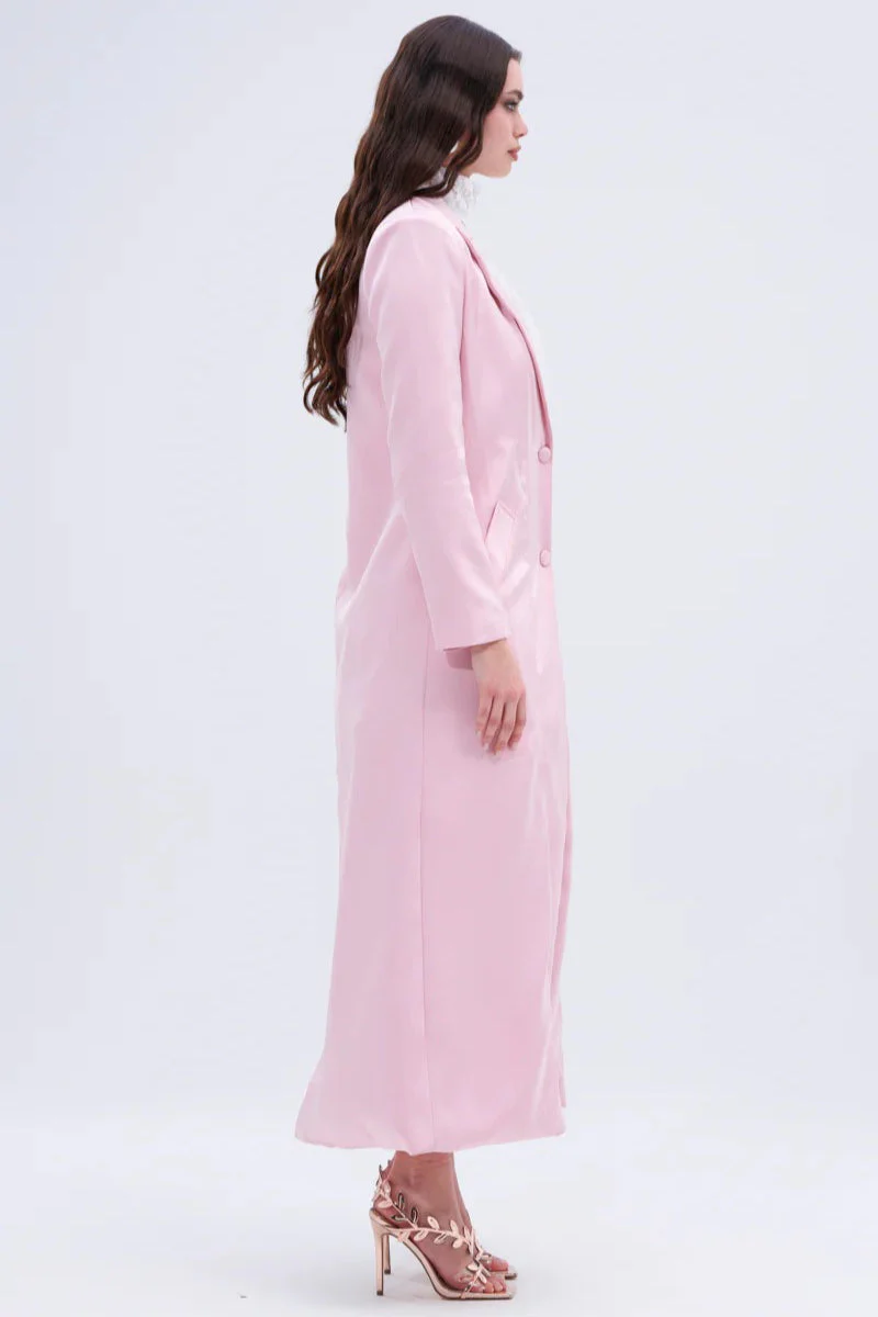 French Chic Knee-Length Overcoat - Image 5