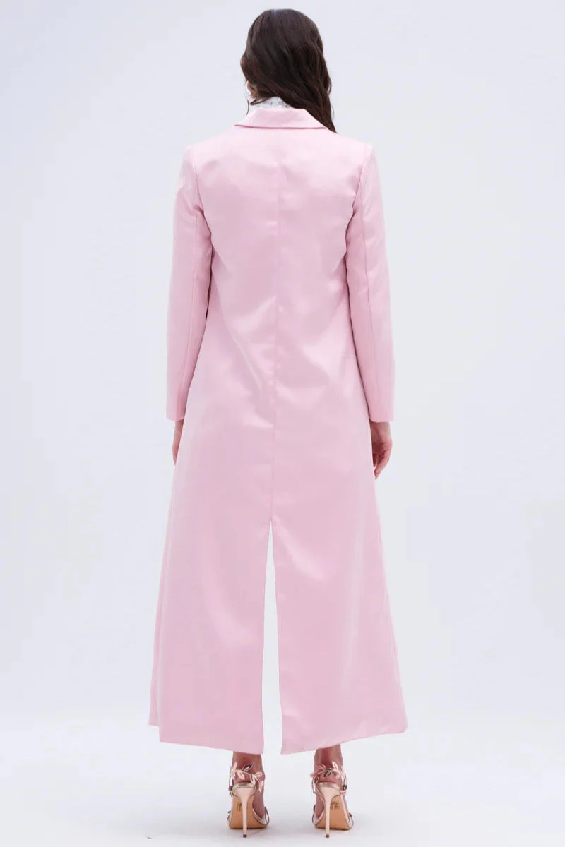 French Chic Knee-Length Overcoat - Image 6