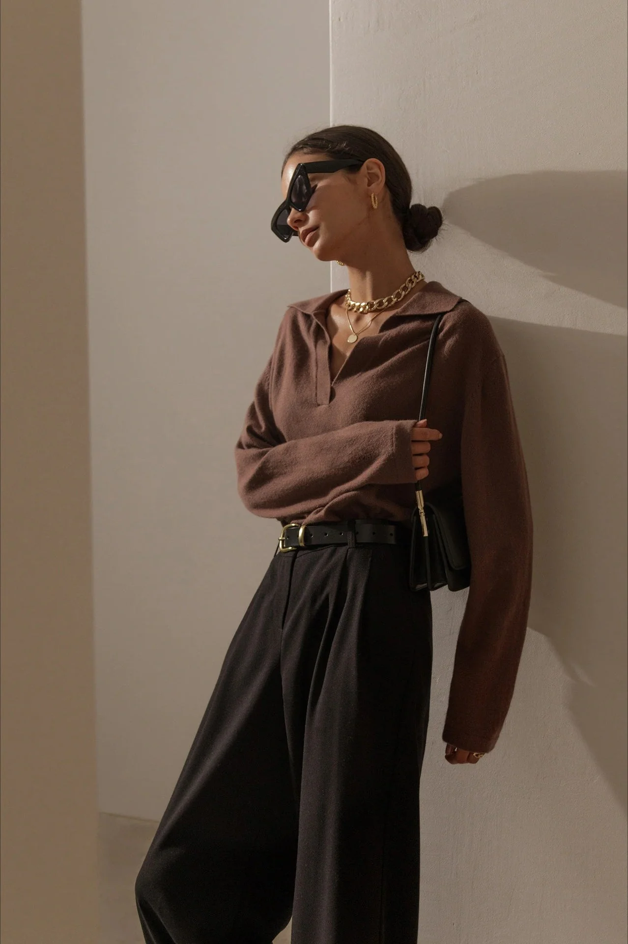 French-Style Lapel Knit Sweater - Image 4