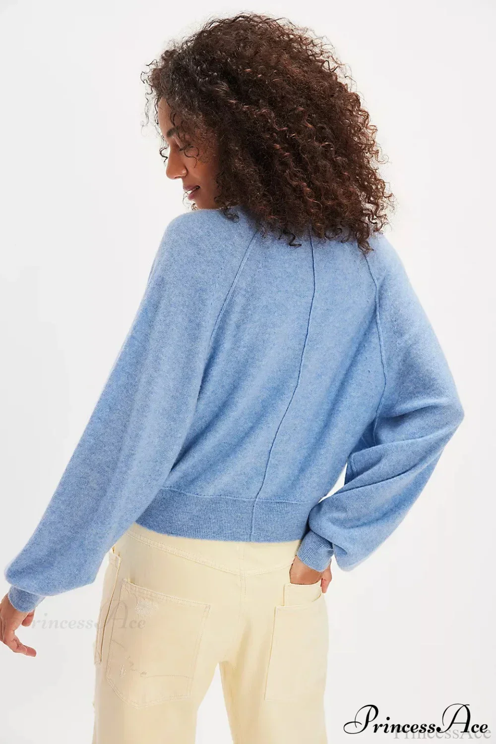 French Vintage Loose Long-Sleeve Knit Top - Image 10
