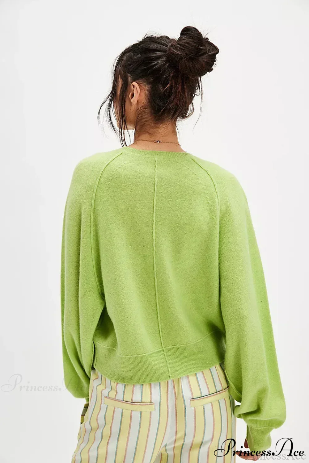 French Vintage Loose Long-Sleeve Knit Top - Image 14