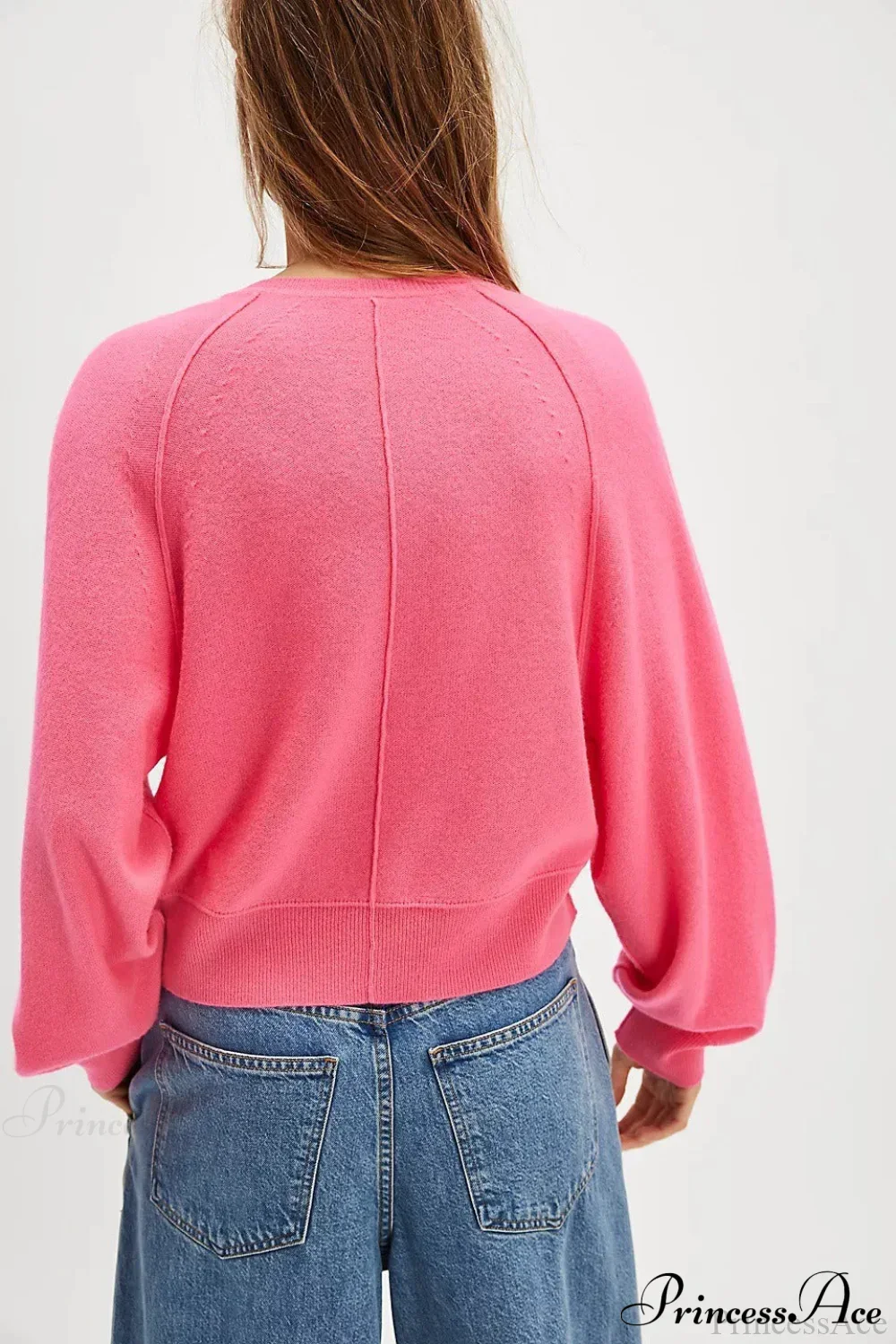French Vintage Loose Long-Sleeve Knit Top - Image 20
