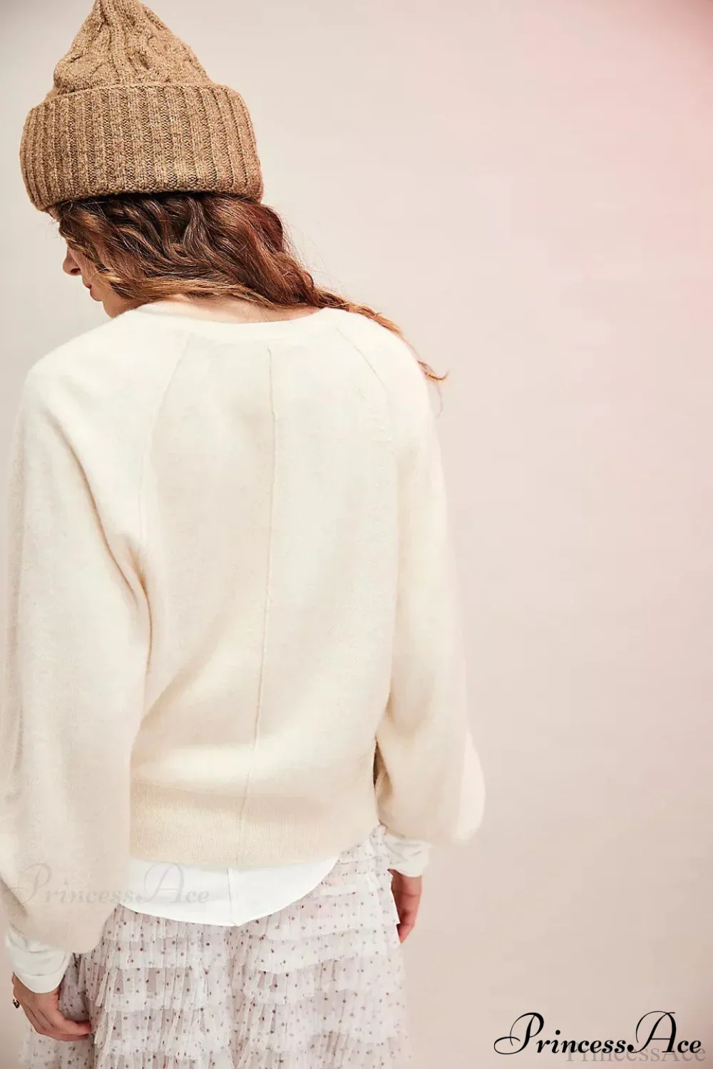 French Vintage Loose Long-Sleeve Knit Top - Image 7
