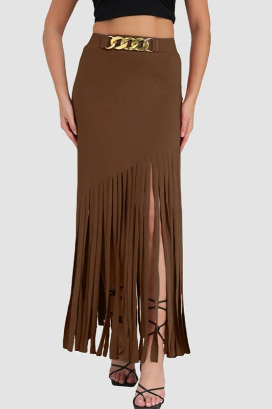 Goth Fringe Punk Mini Skirt - Image 5