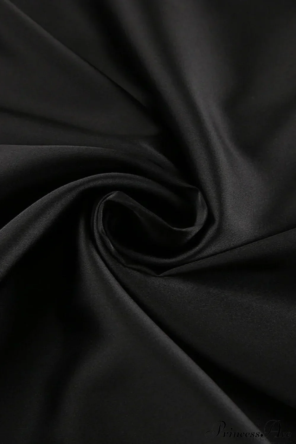 Halter Draped Satin Curvy Maxi Dress - Image 6
