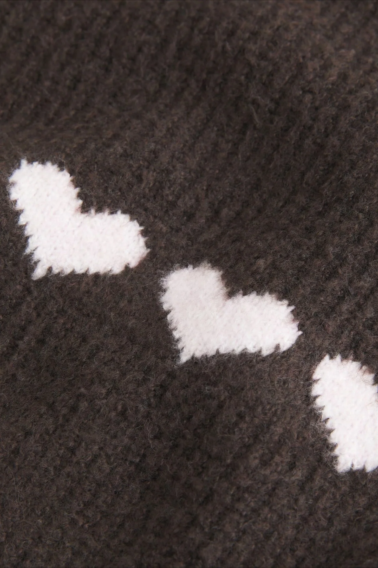 Heart Fair Isle Striped Long Sleeve Knit Sweater - Image 9
