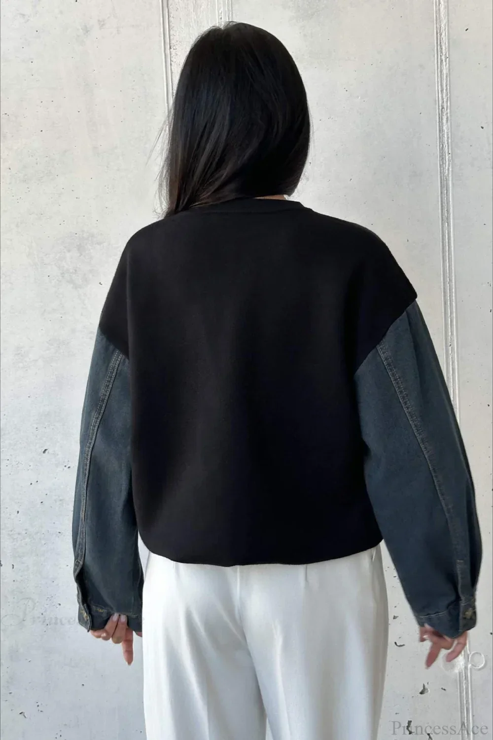 Heart Fringe Loose Chic Knit Sweater - Image 3