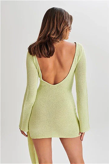 High-End Sexy Knit Mini Dress - Image 2