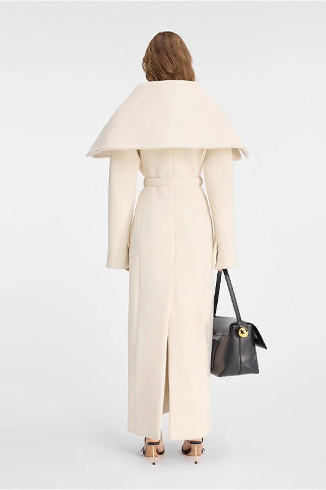 High-End Wool Long Overcoat - Image 3