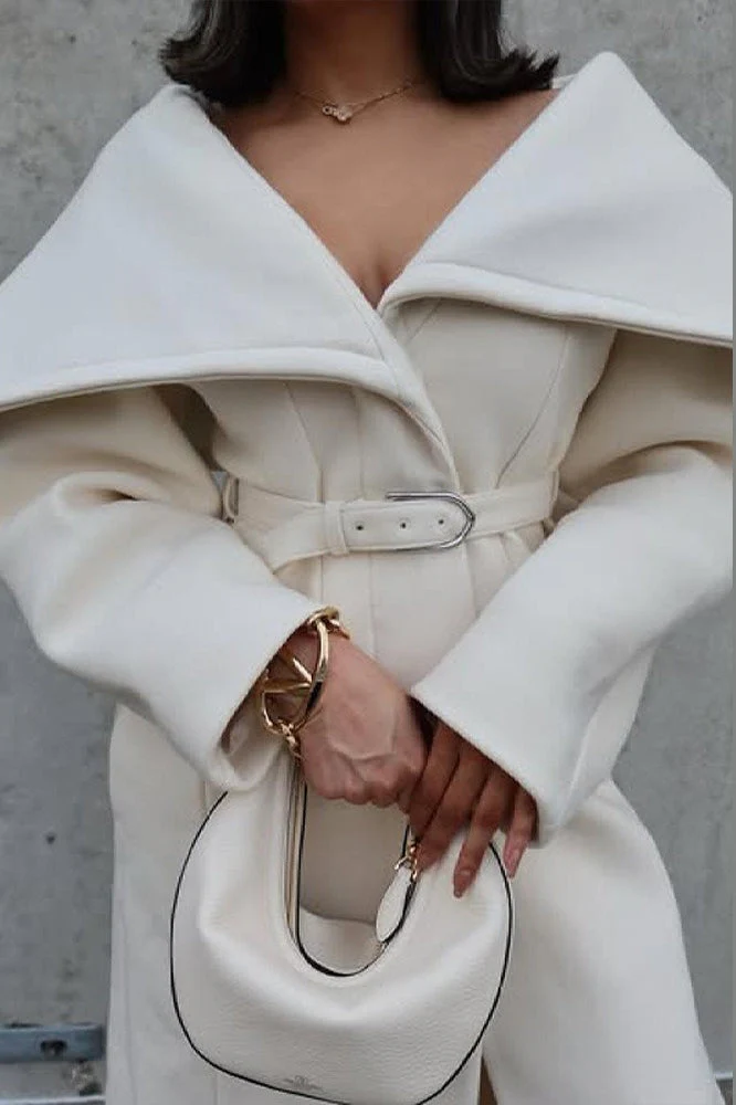 High-End Wool Long Overcoat - Image 6