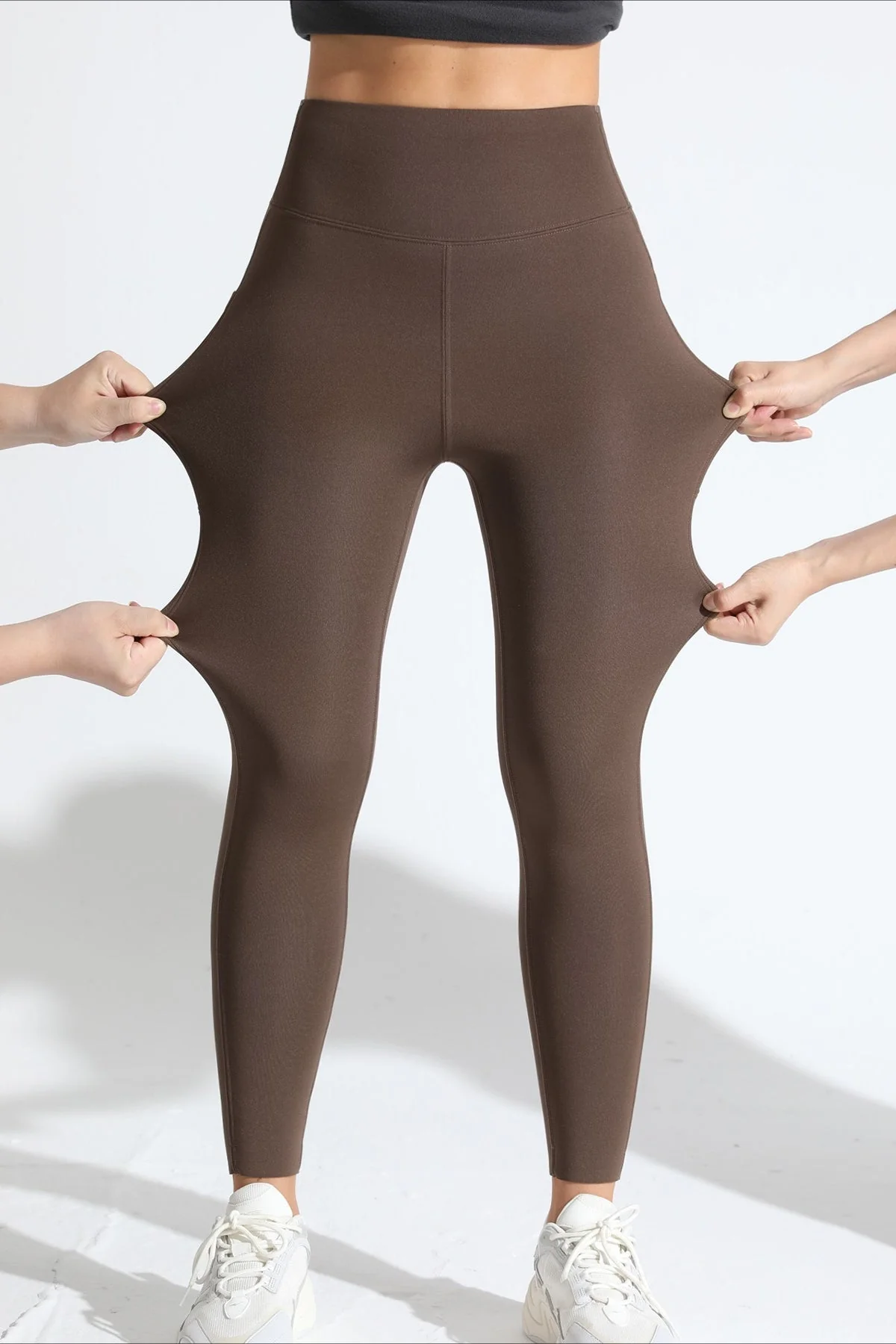 High-Rise Fleece Lined Side Pocket Leggings - Image 7