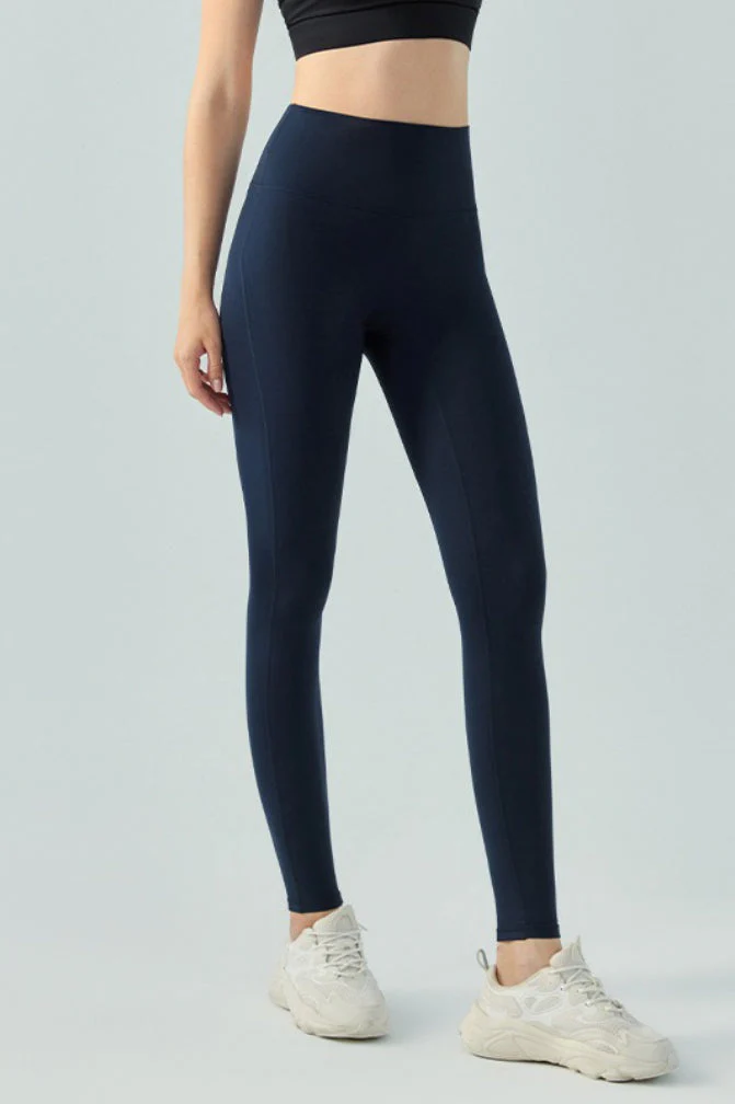 High-Rise No Seam Tummy Control Thermal Leggings - Image 13