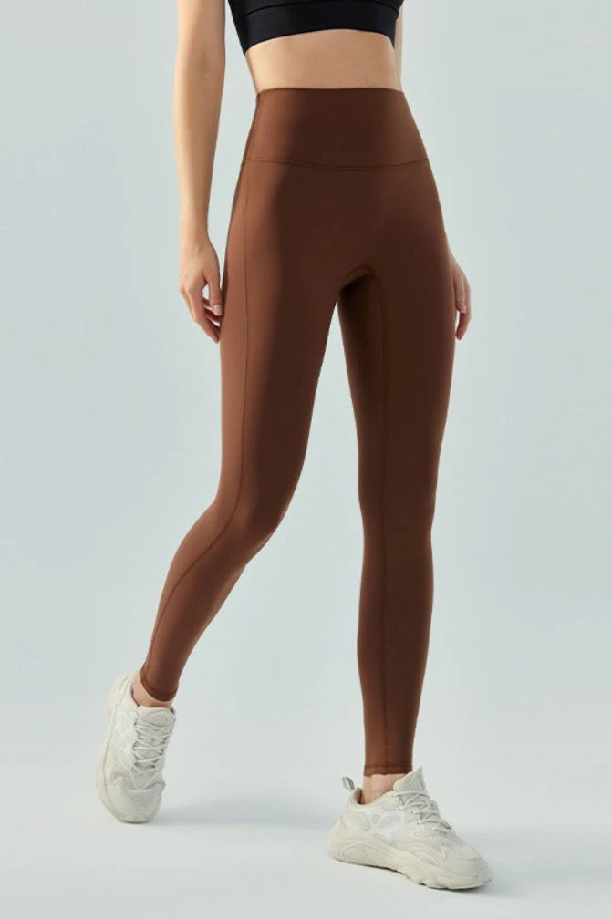 High-Rise No Seam Tummy Control Thermal Leggings - Image 2