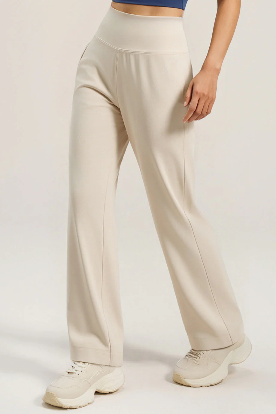 High Waist Bootcut Yoga Leggings - Image 2