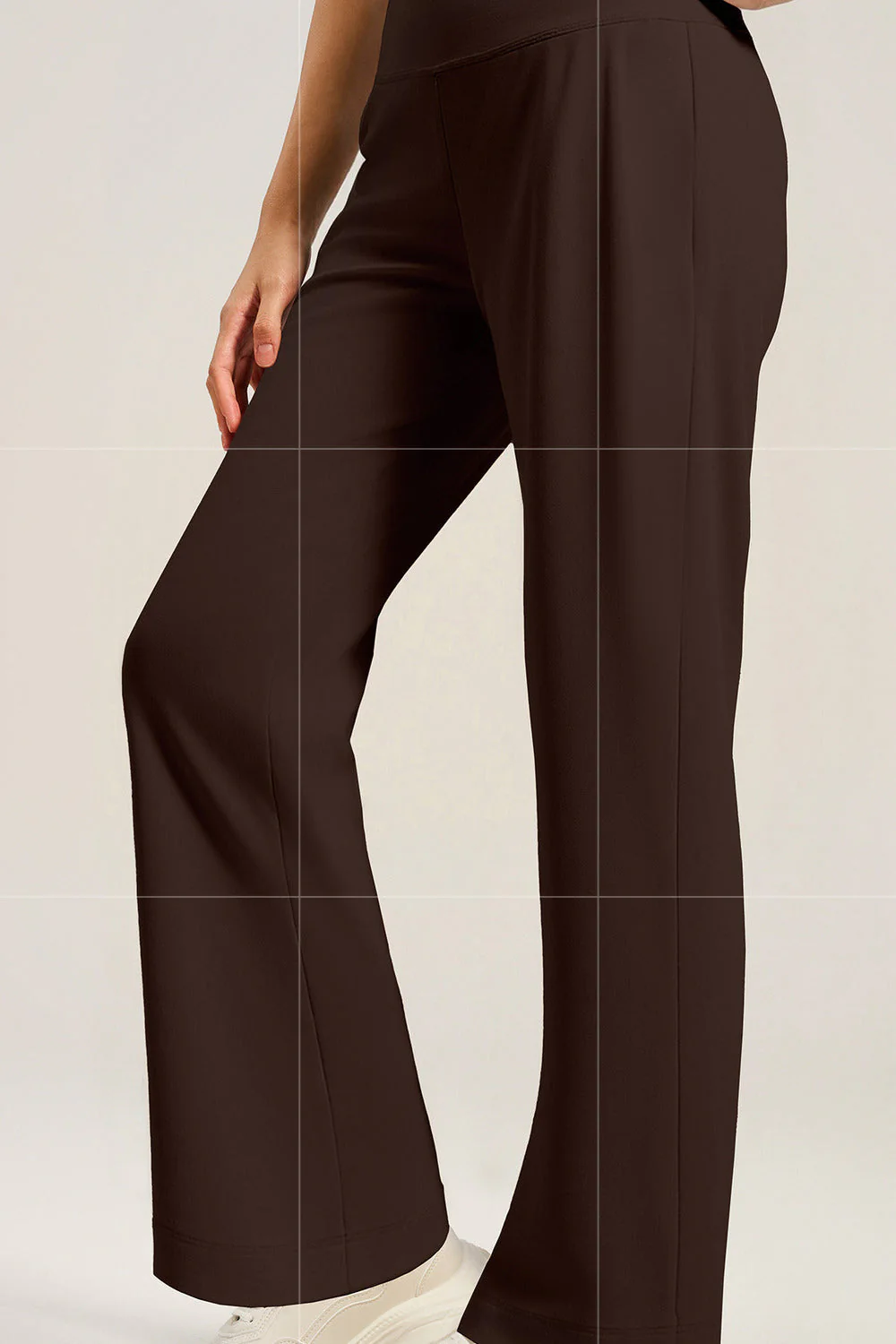 High Waist Bootcut Yoga Leggings - Image 3