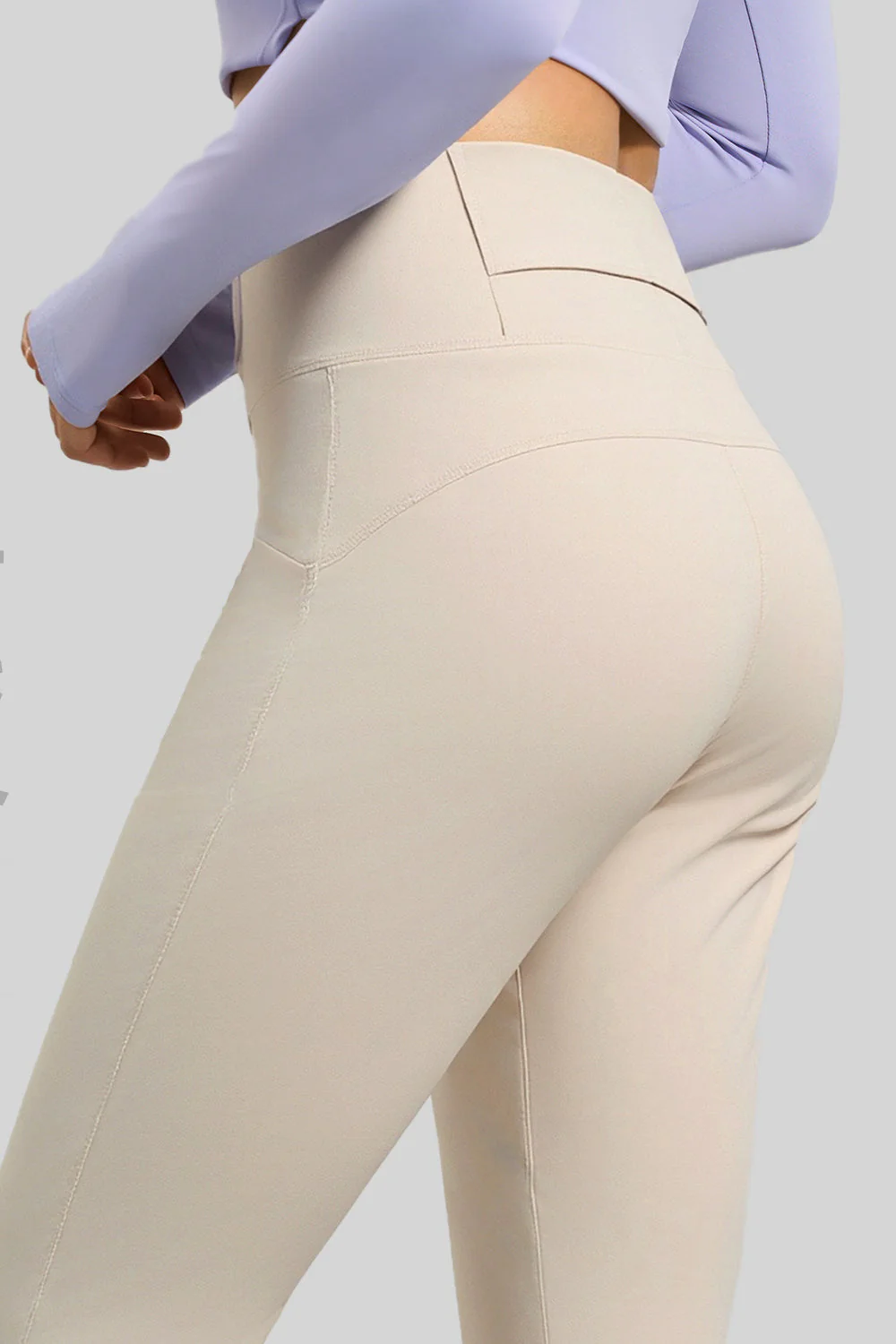 High Waist Bootcut Yoga Leggings - Image 7