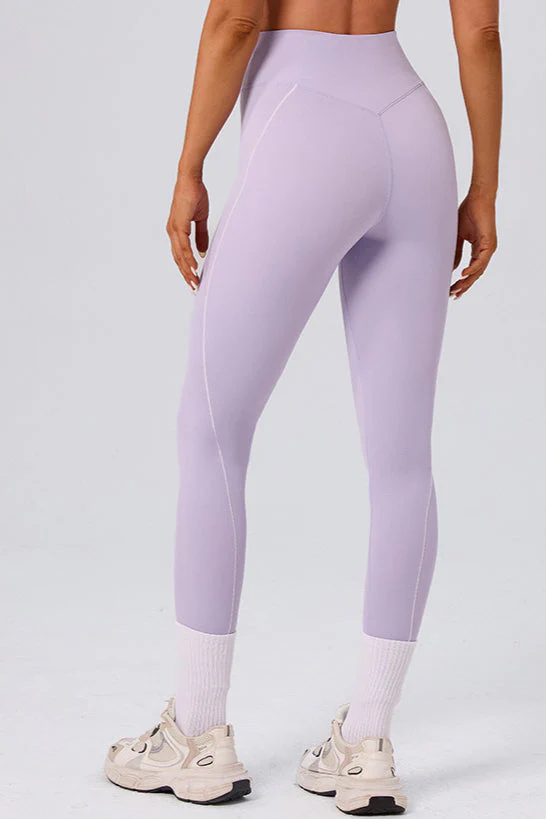 High Waist Twist Front Workout Leggings - Image 11